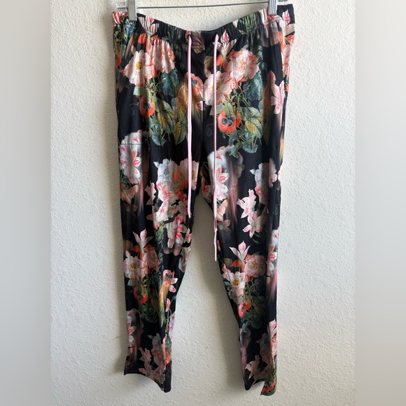 Ted Baker London Pressed Flower Pajama Set Size Large - Picture 4 of 9
